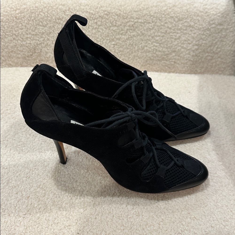 Manolo Blahnik Lace Up Heels